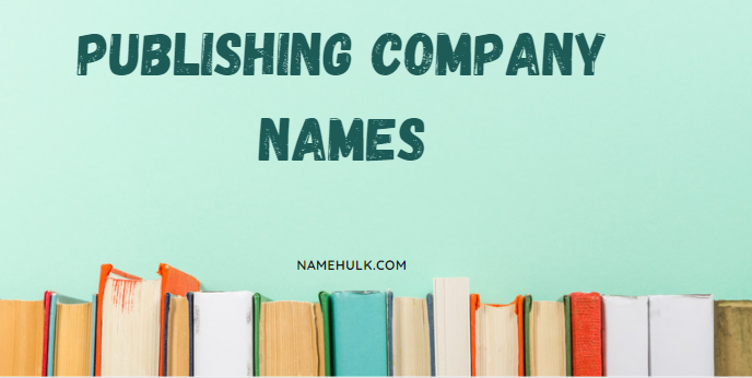 Publishing Company Names